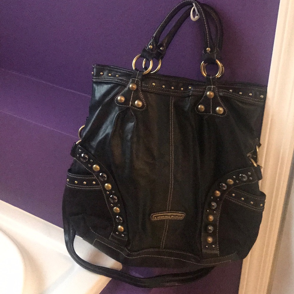 Kathy Van Zeeland Black Purse